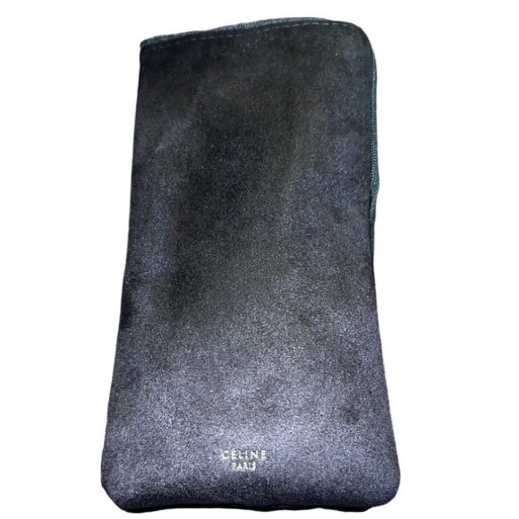 Celine Sunglasses CL40055I 55E Striped Yellow Square Frames Brown Gradient Lens - Picture 10 of 10